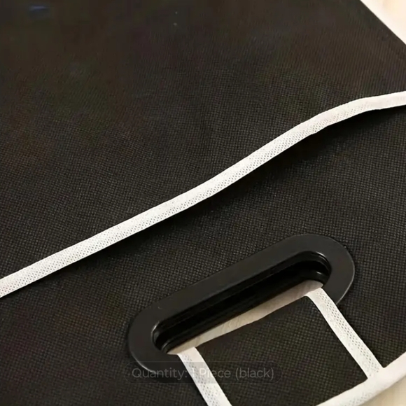 Black Trunk Organizer with Handles - Picture 3 of 4